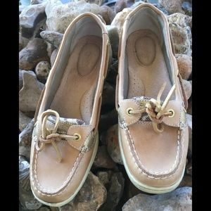 Sperry leopard print angelfish.